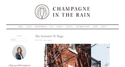 Desktop Screenshot of champagneintherain.com